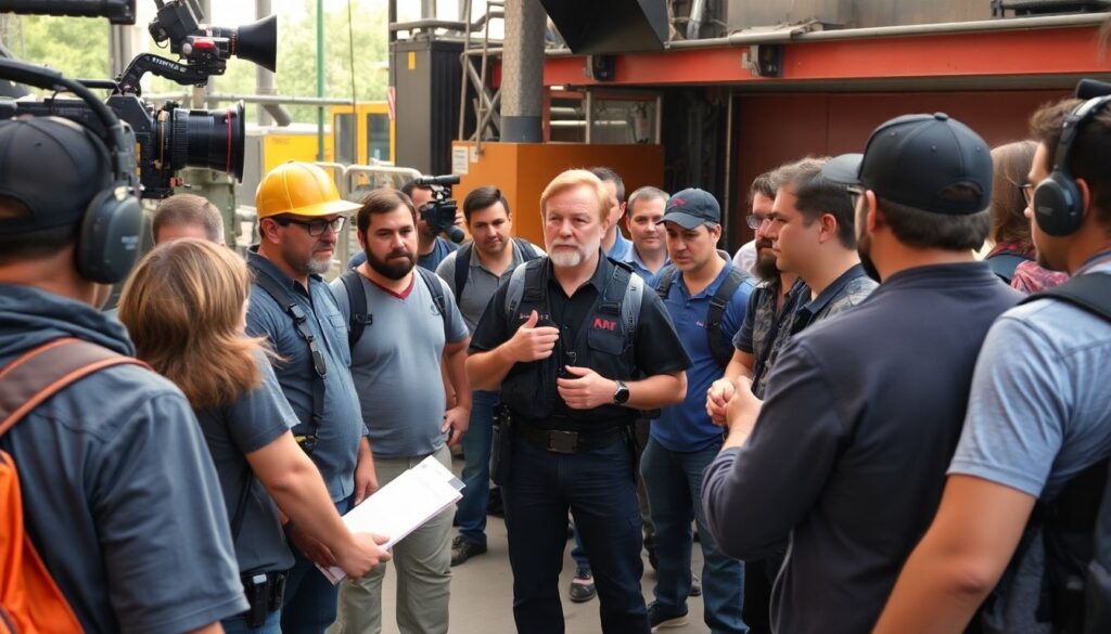 День на съёмочной площадке: реальный рабочий график актёров и съёмочной группы - иллюстрация